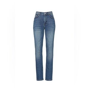 Reformation Lisa High Rise Straight Leg Long Jeans in Palermo Size 24